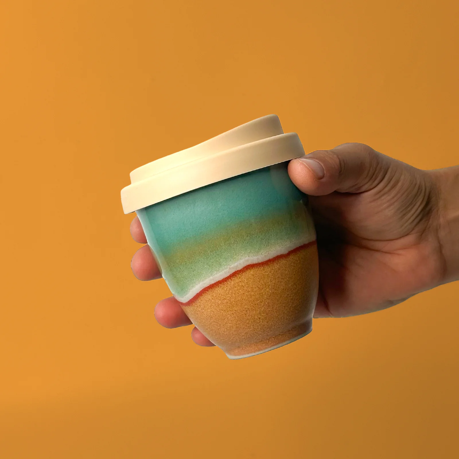 Coral Dreaming Ceramic Travel Cup - Image 3