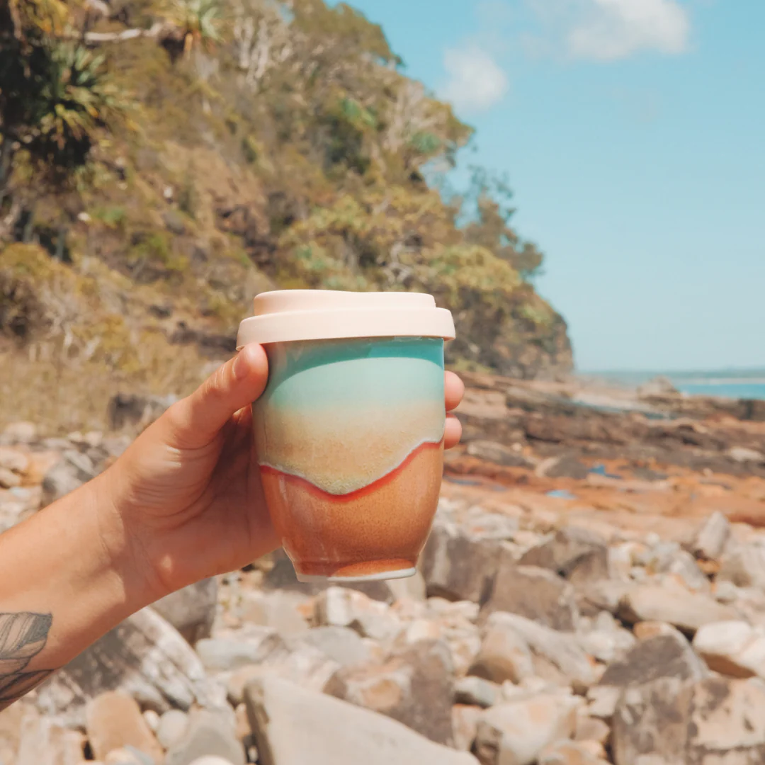 Coral Dreaming Ceramic Travel Cup - Image 5