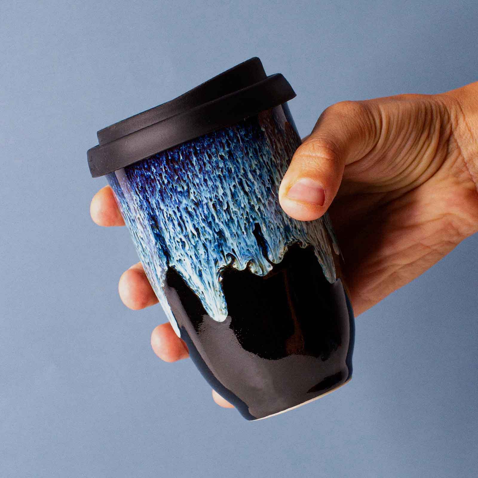 Crystal Cascades Ceramic Travel Cup - Image 4