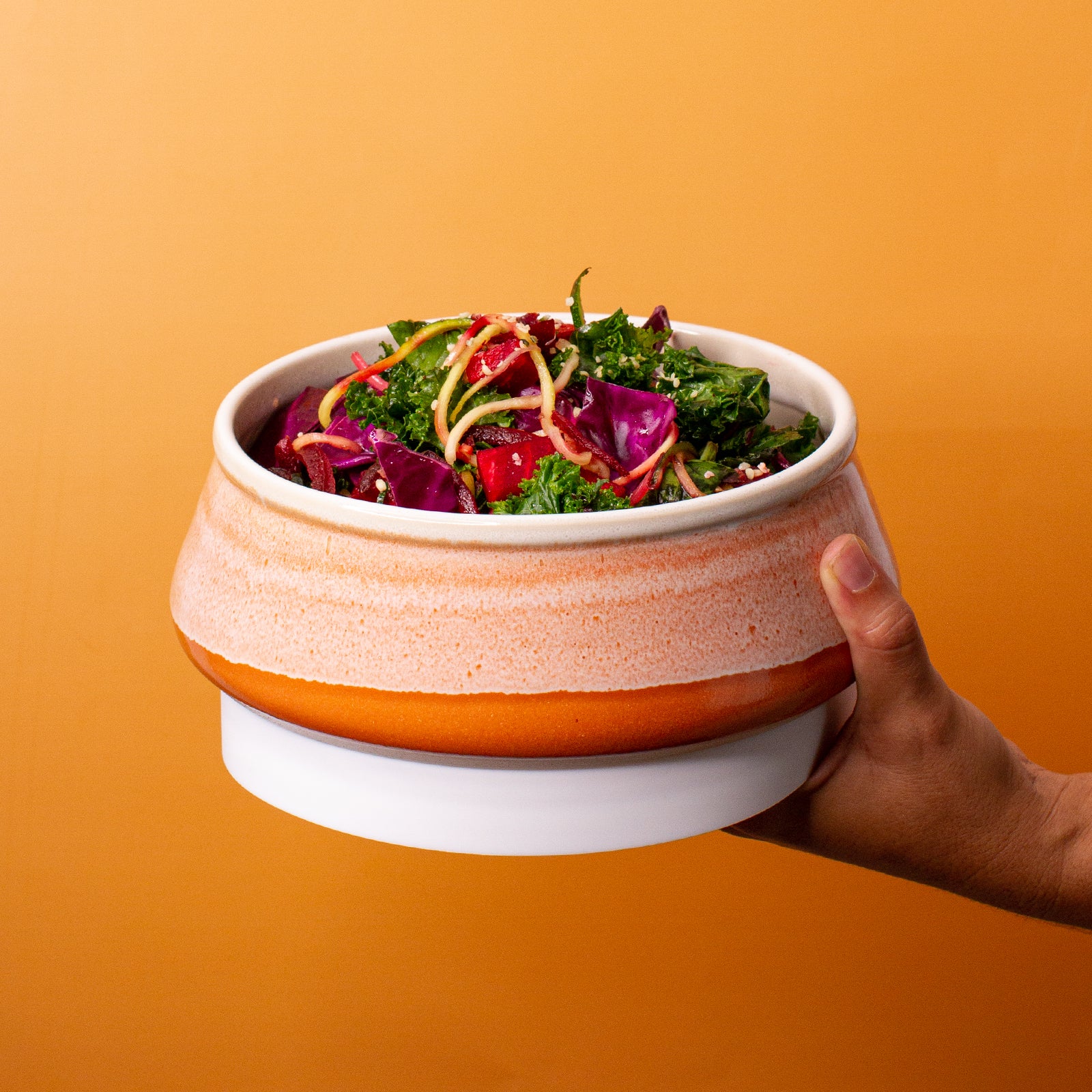 Desert Ochre Ceramic Travel Bowl