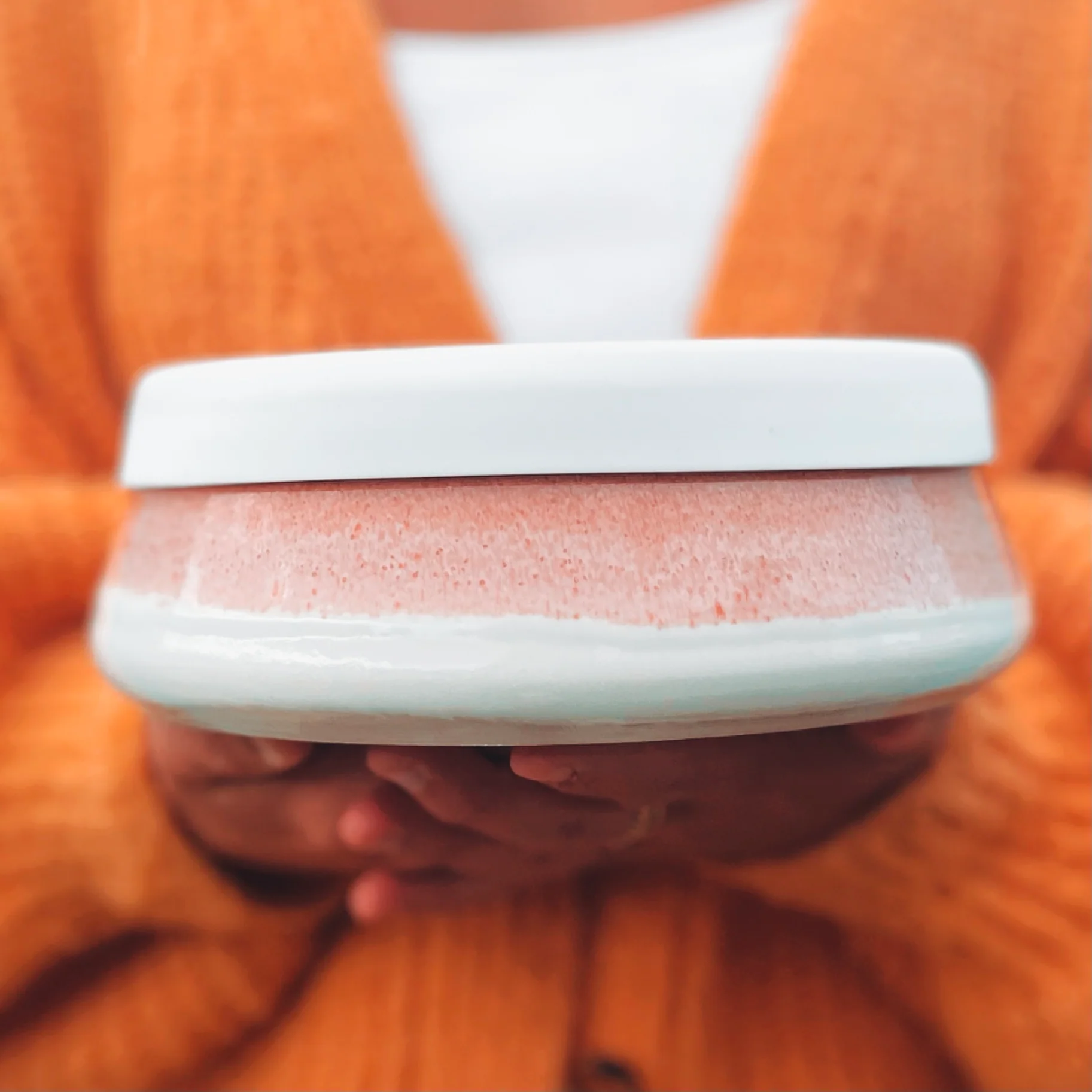 Desert Sand Ceramic Travel Bowl - Image 3