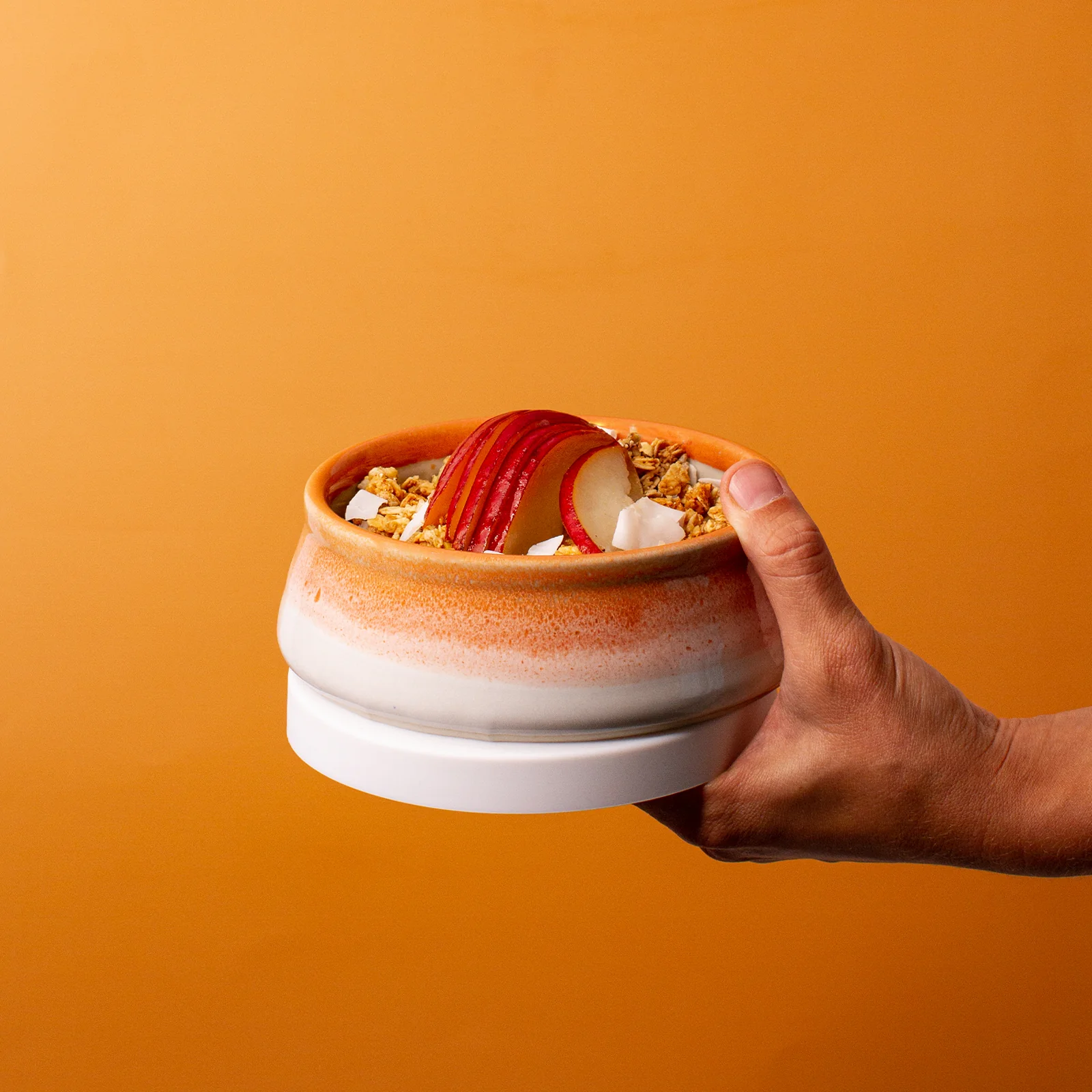 Desert Sand Ceramic Travel Bowl - Image 5