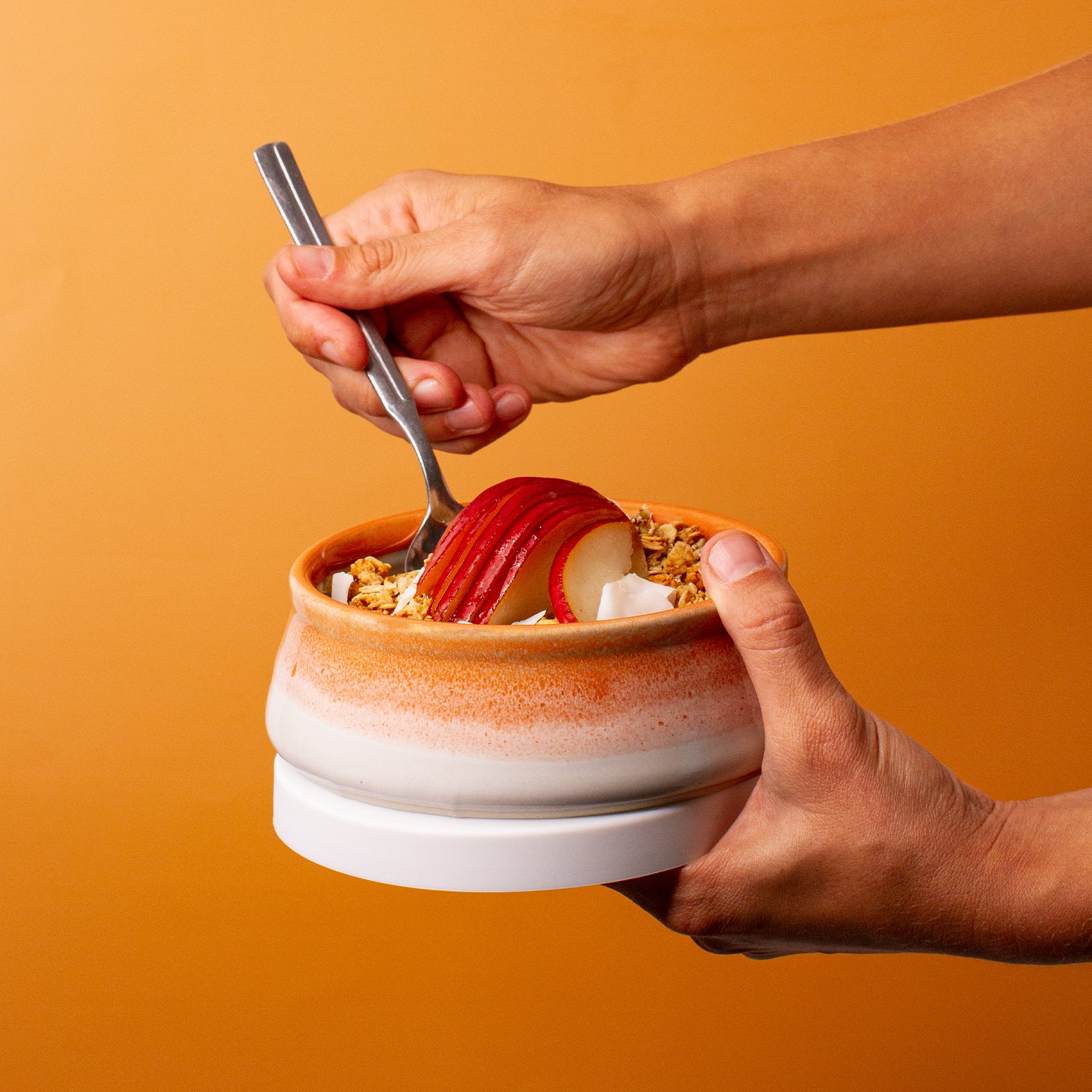 Desert Sand Ceramic Travel Bowl - Image 6