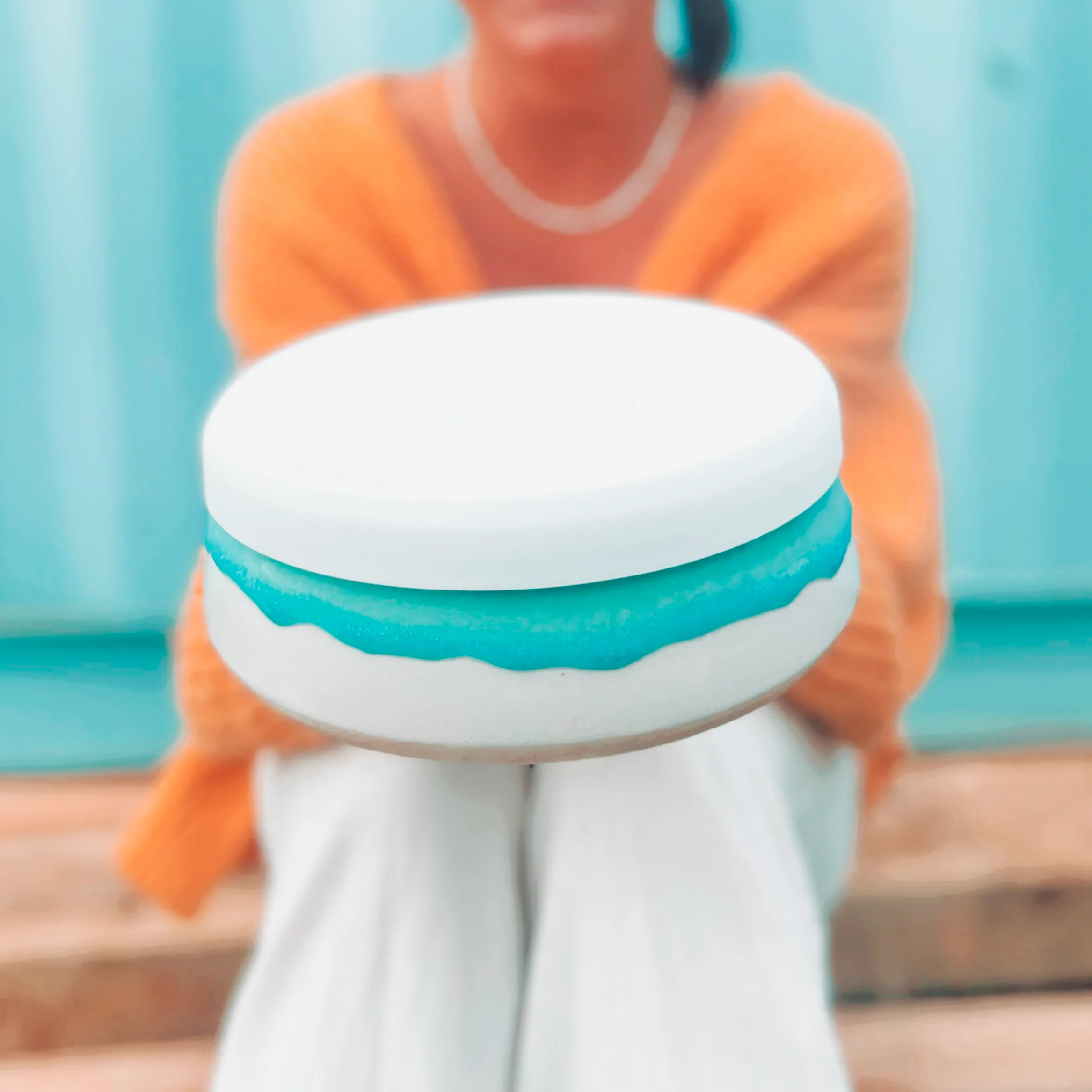 Glacier Ceramic Travel Bowl - Image 3