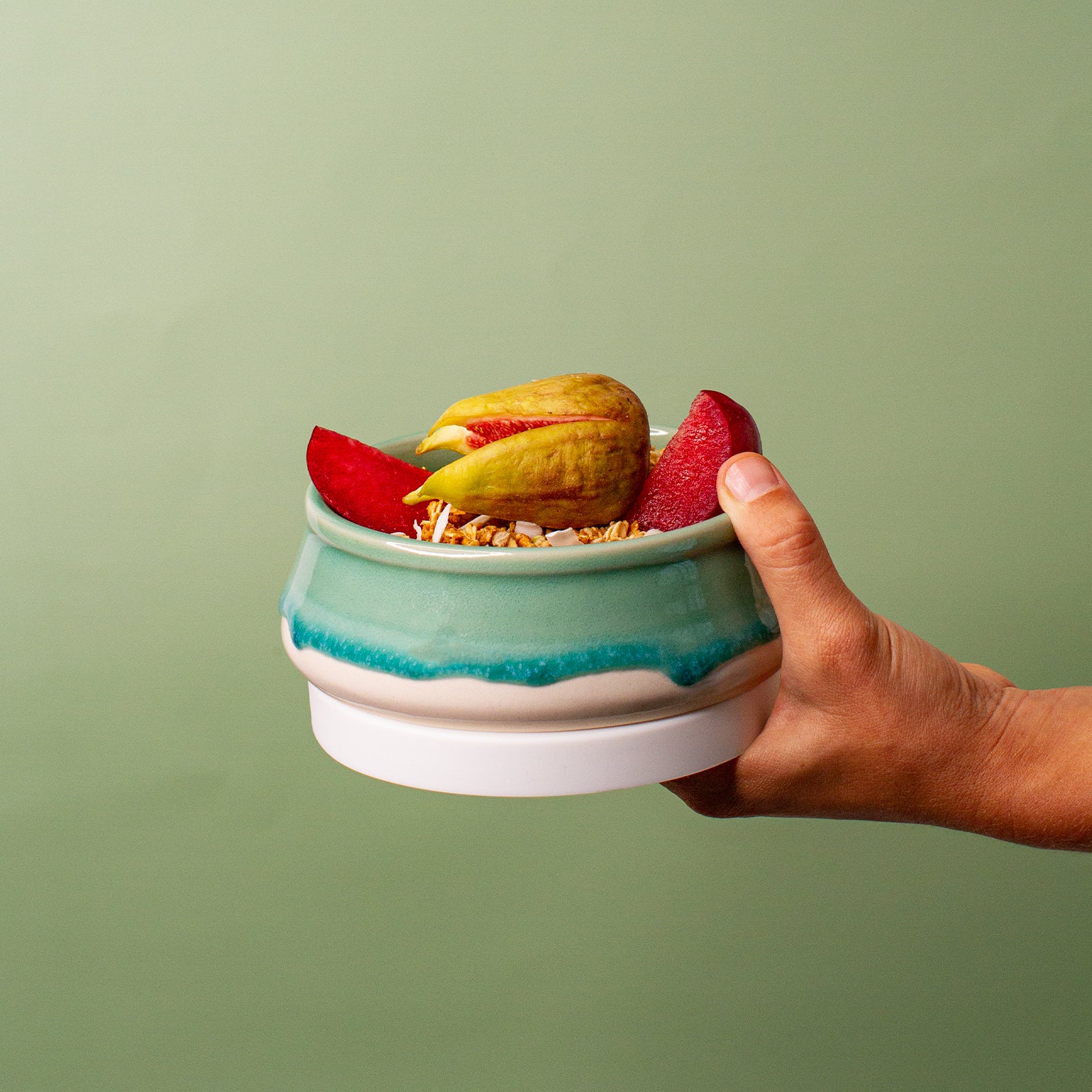 Glacier Ceramic Travel Bowl - Image 5
