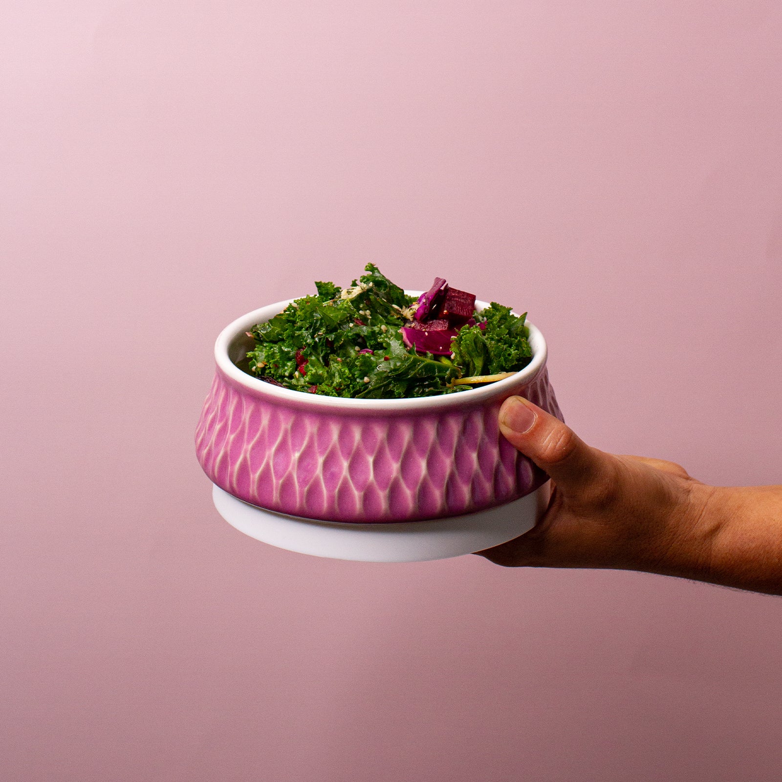 Lavender Ceramic Travel Bowl - Image 5