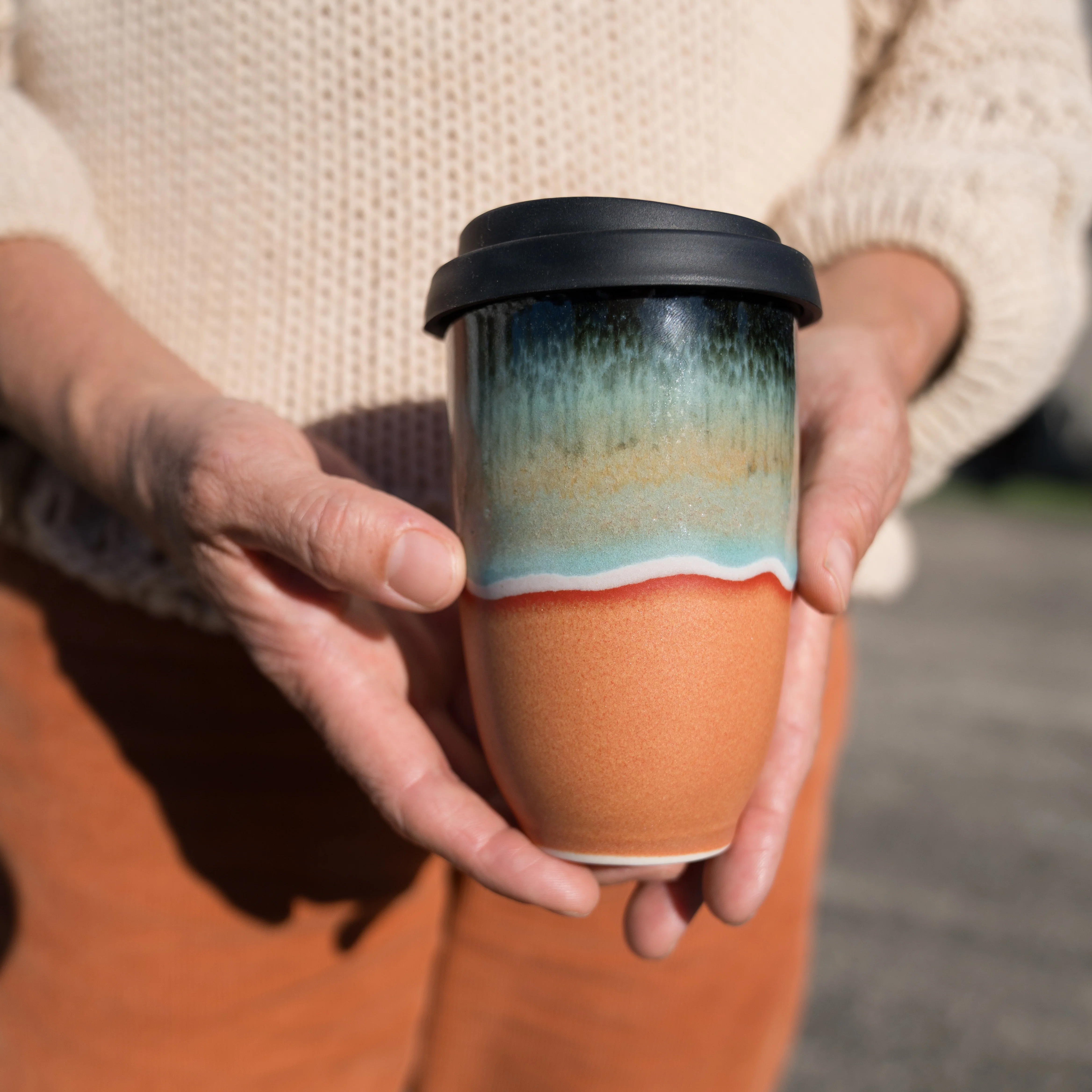 Midnight On Mars Ceramic Travel Cup - Image 5