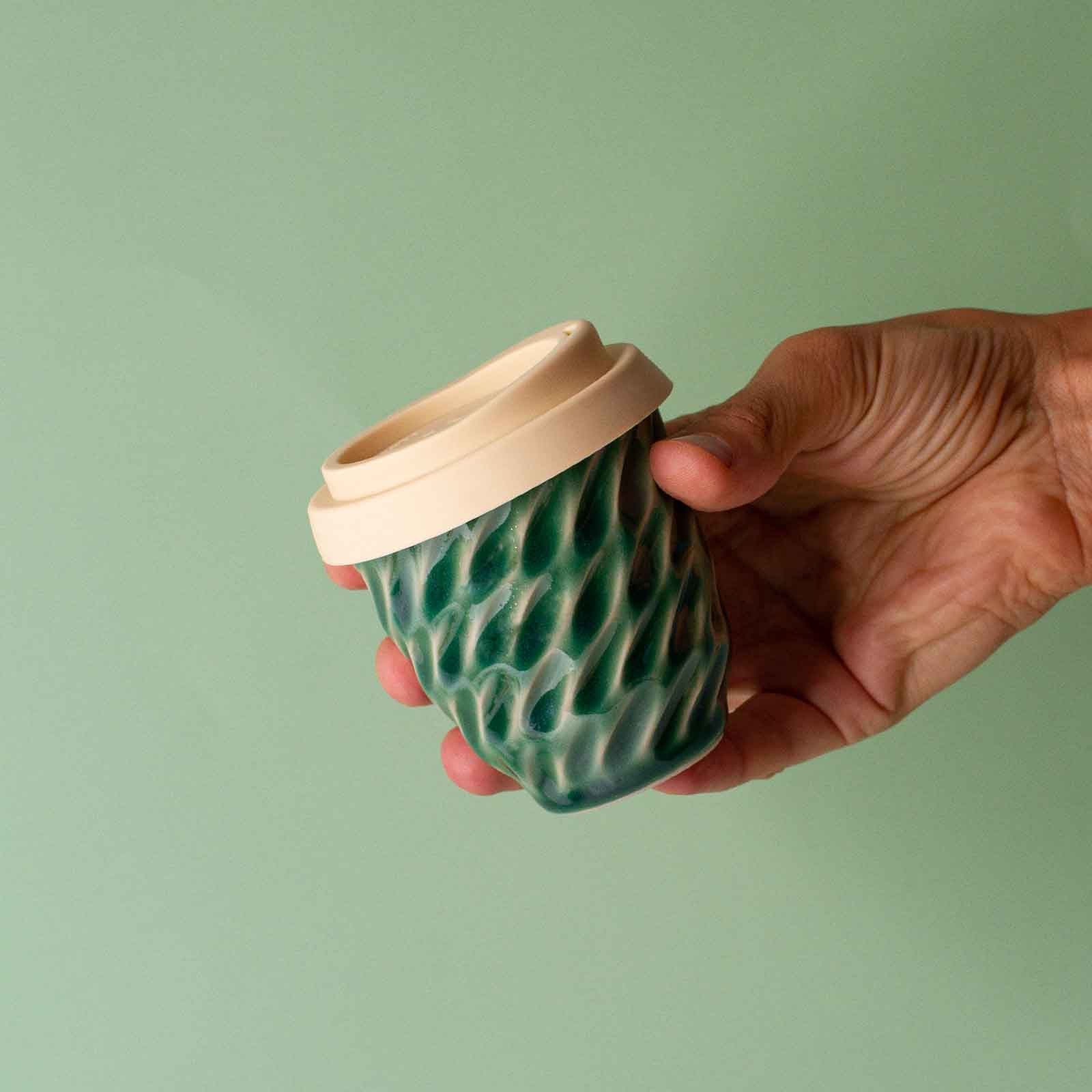 Sage Ceramic Travel Cup - Image 4
