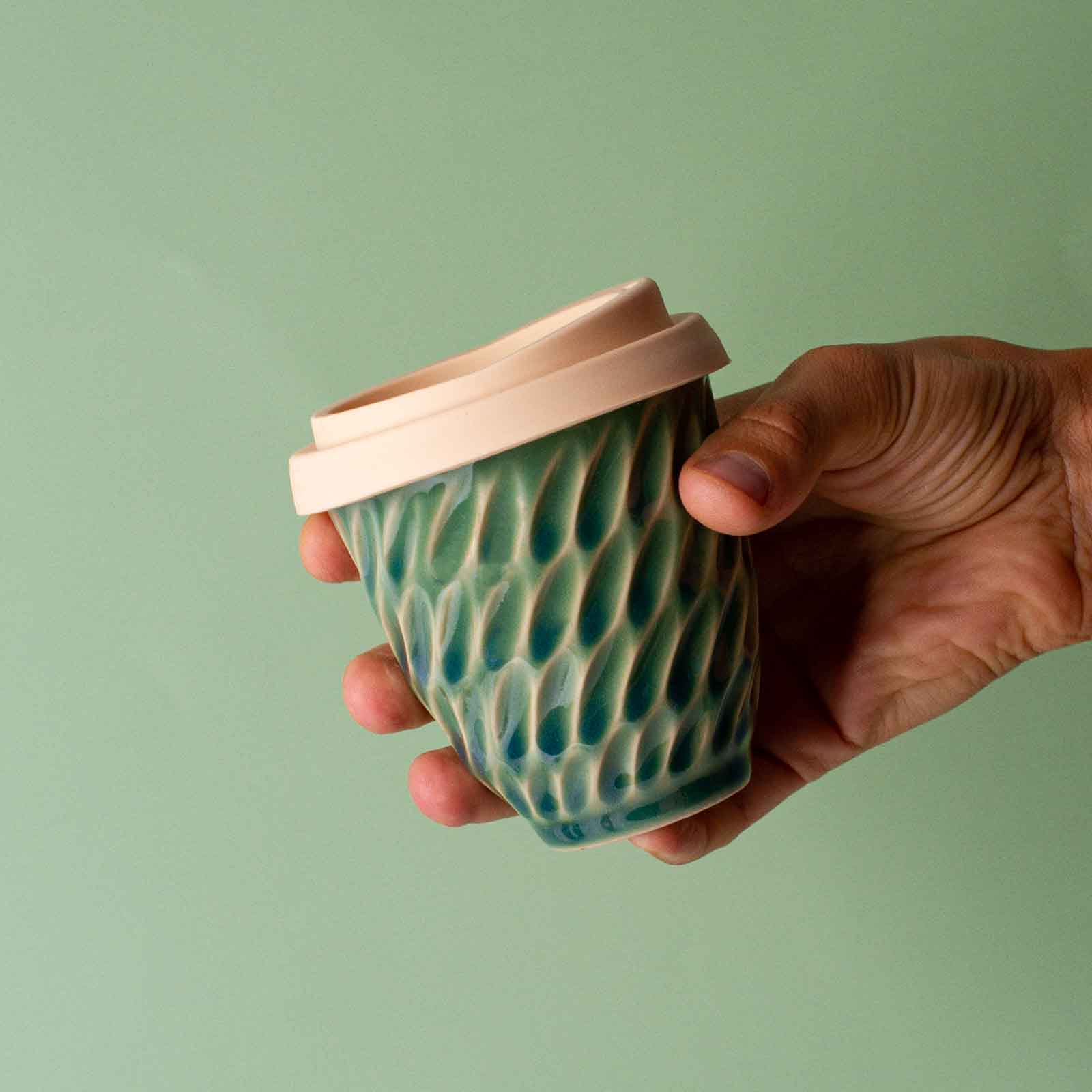 Sage Ceramic Travel Cup - Image 5