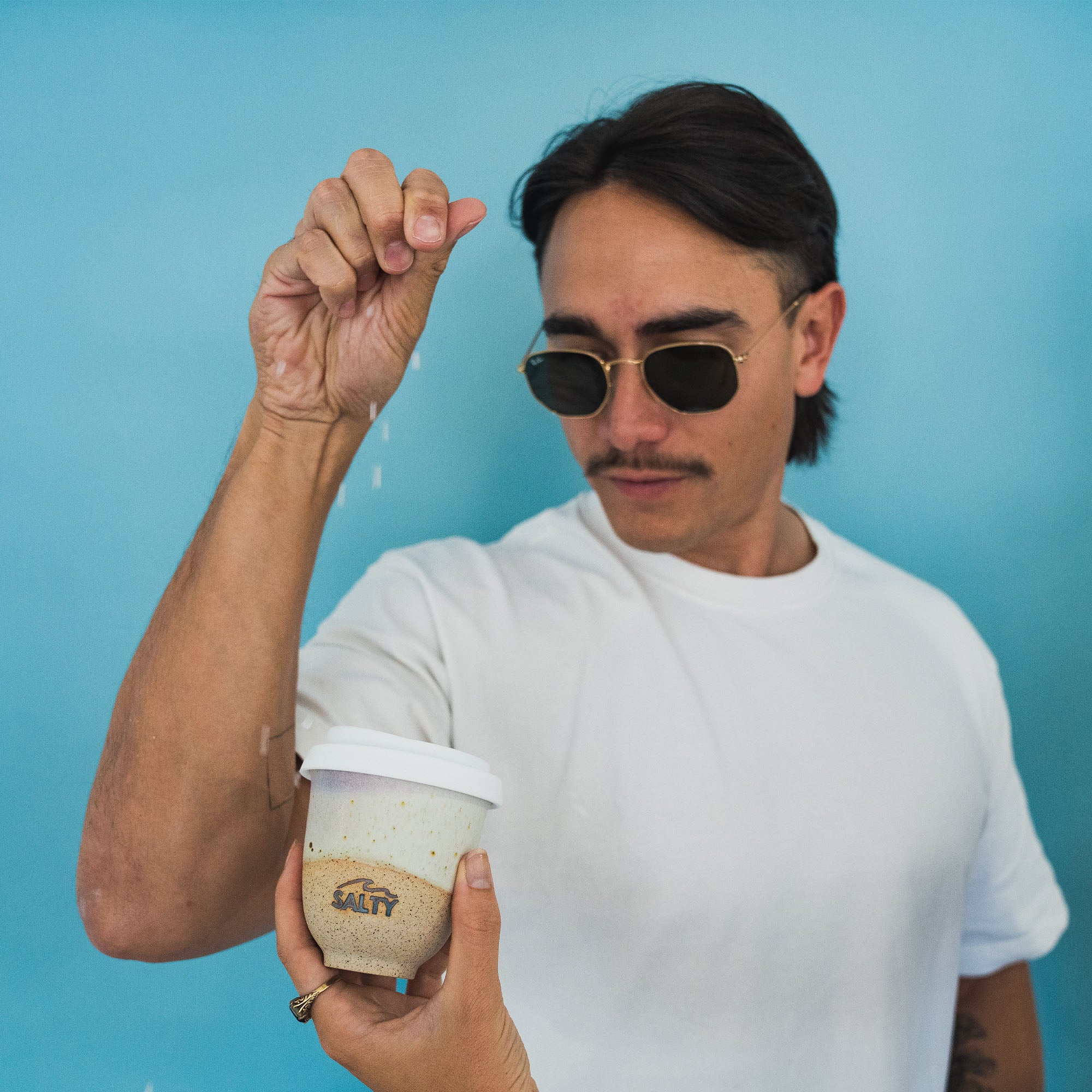Salty Stamped Cup - Image 3