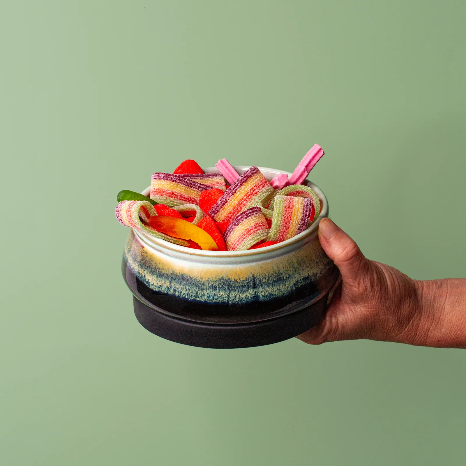 Sexy Lime Ceramic Travel Bowl - Image 2