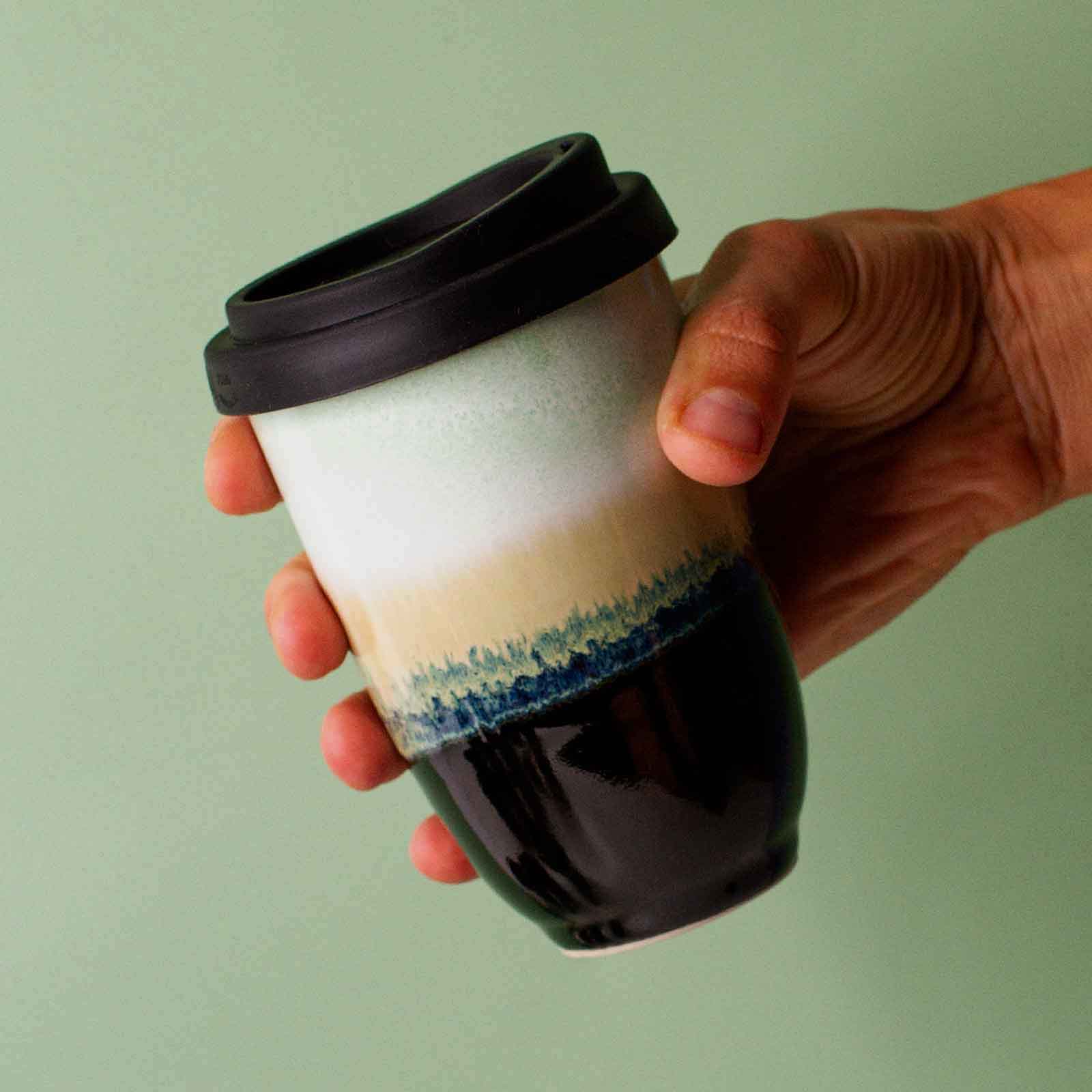 Sexy Lime Ceramic Travel Cup - Image 4