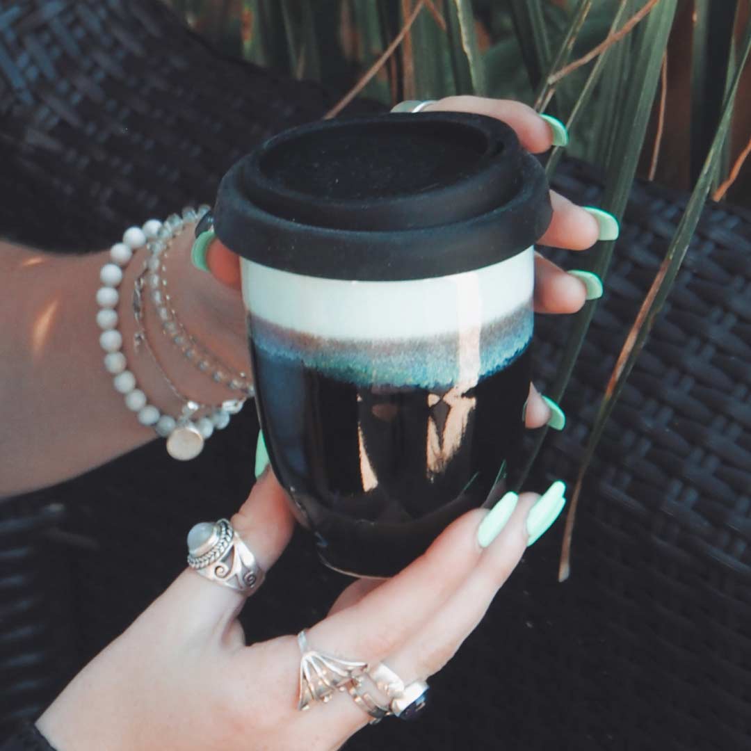 Sexy Lime Ceramic Travel Cup - Image 5