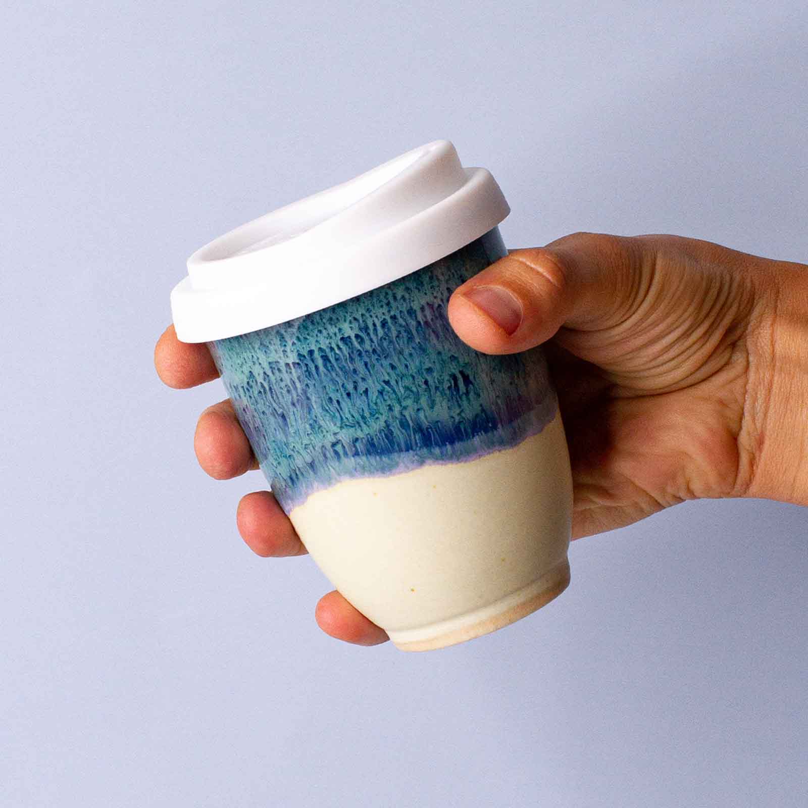 Tea Tree Bay Ceramic Travel Cup