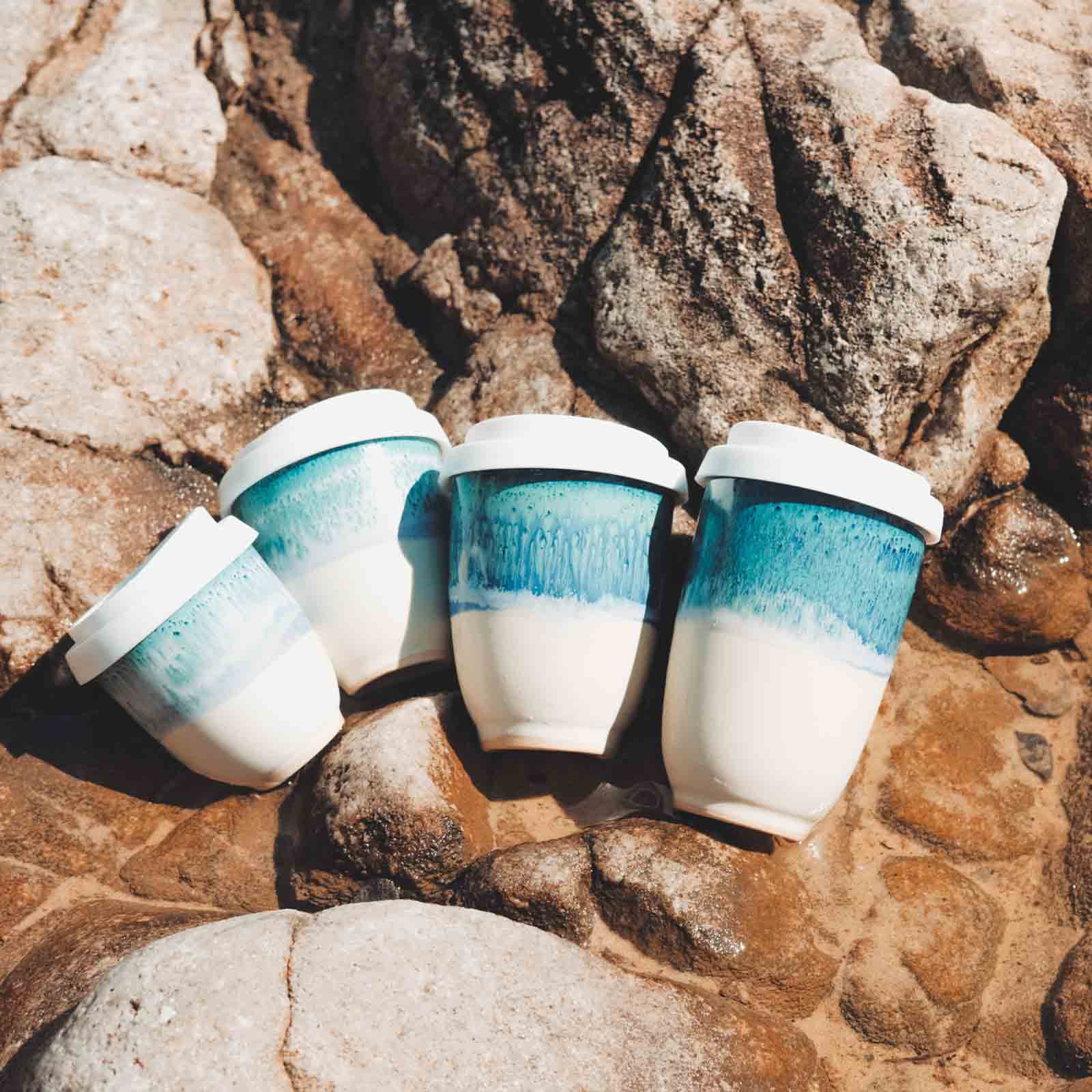 Tea Tree Bay Ceramic Travel Cup - Image 4