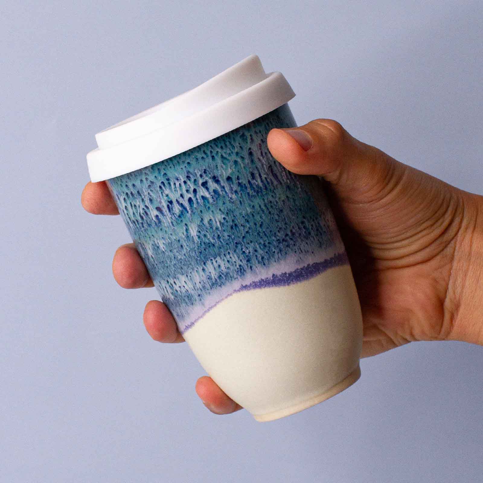 Tea Tree Bay Ceramic Travel Cup - Image 7