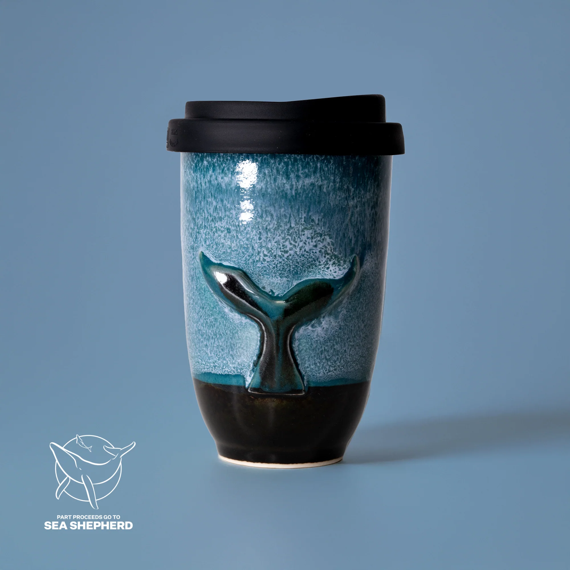 Whale Ceramic Travel Cup - Image 4