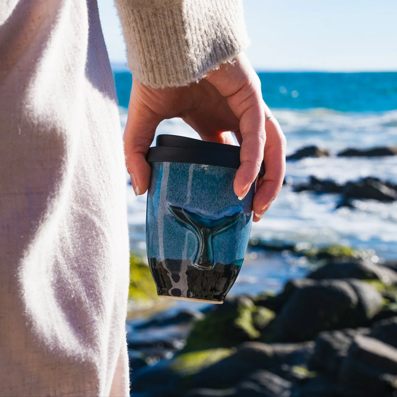 Whale Ceramic Travel Cup - Image 7